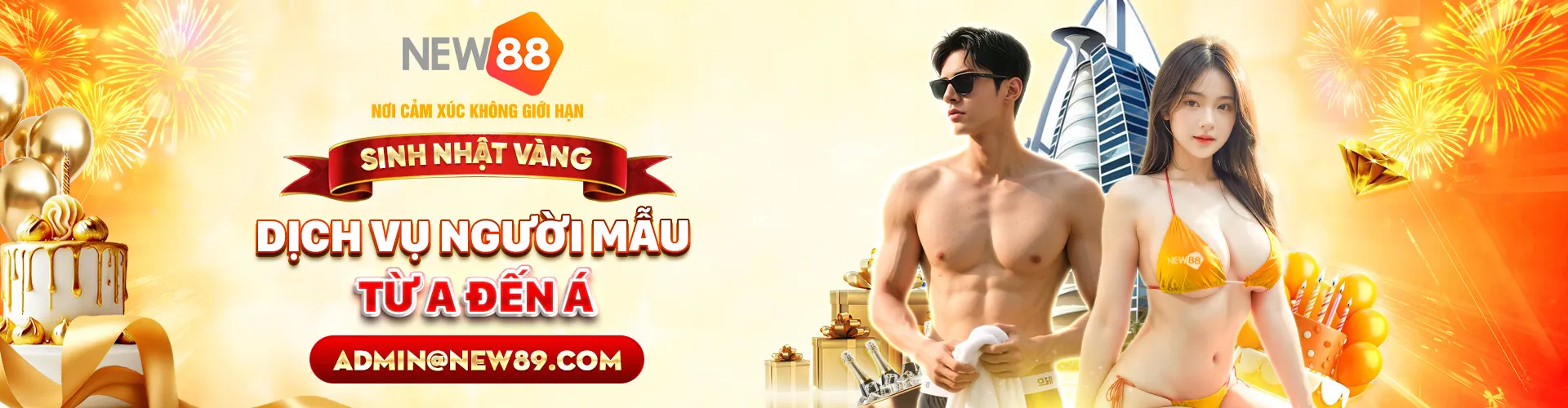 sinh nhật 13 năm new88 đêm vàng cung siêu mẫu nổi tiếng